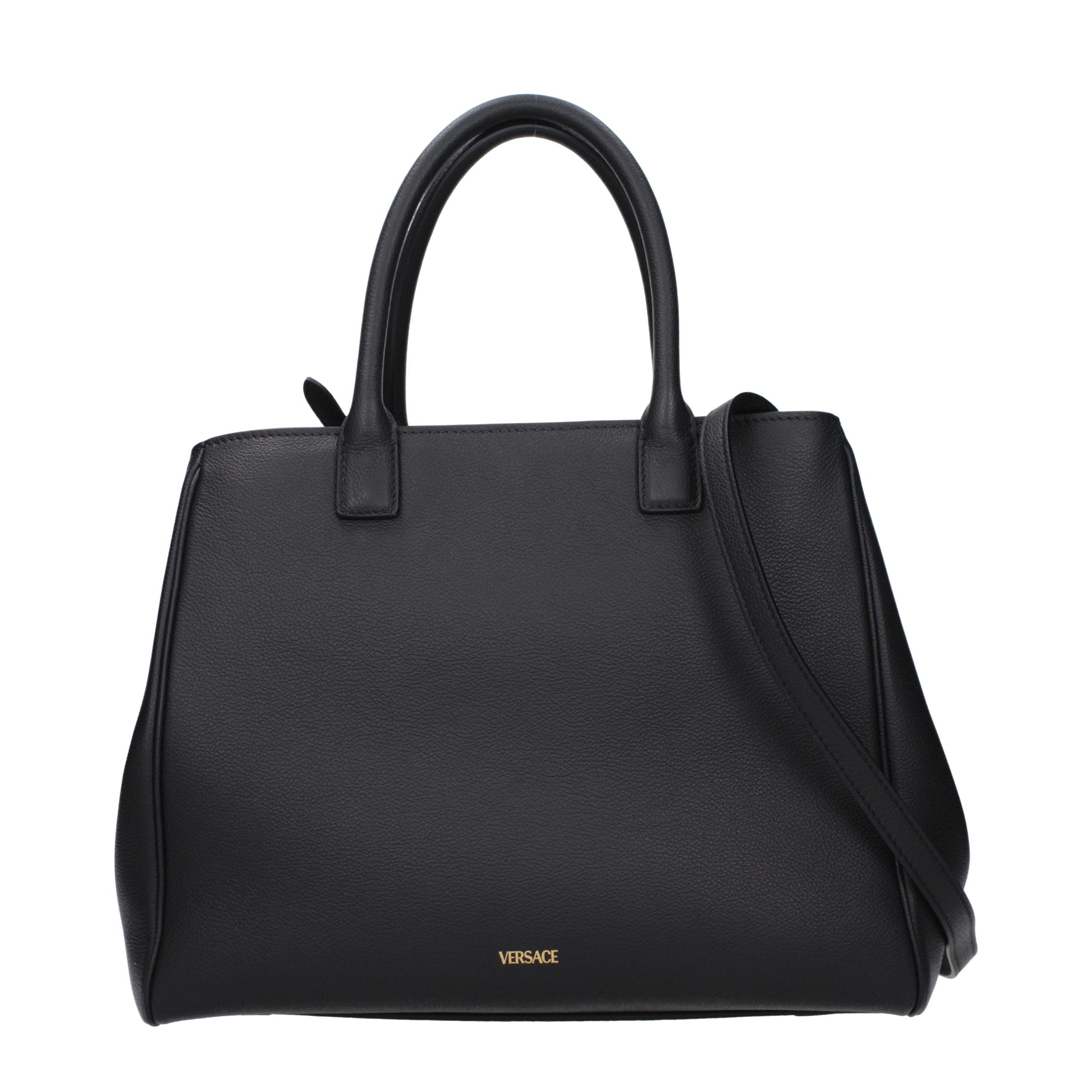 Black Leather Handbag Bag