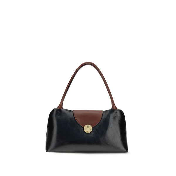 Versace 100% Calf Leather Bos Taurus shoulder bag in black