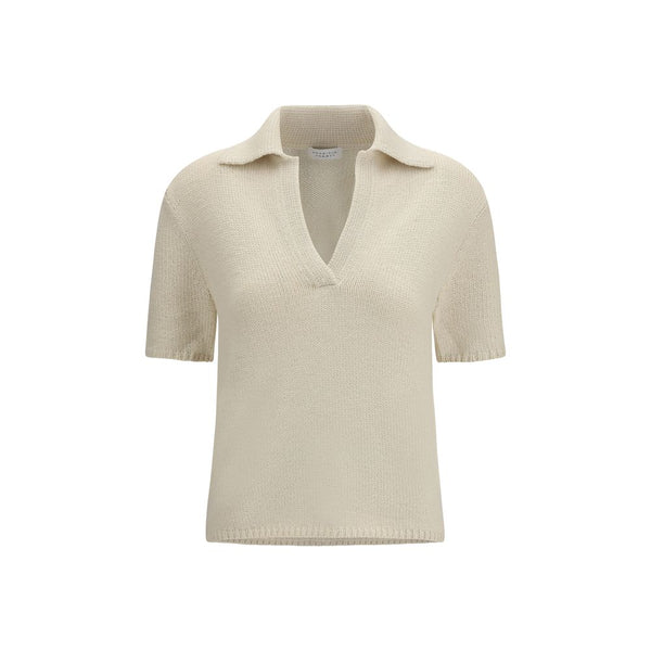 Gabriela Hearst 100% Kashmir/capra Hircus polo shirt in beige