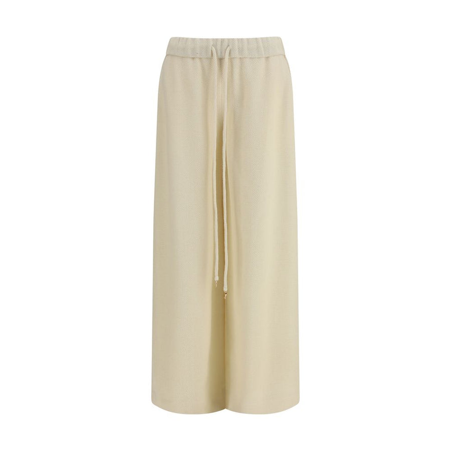 Gabriela Hearst 100% Alpaca Vicugna Pacos trousers in beige