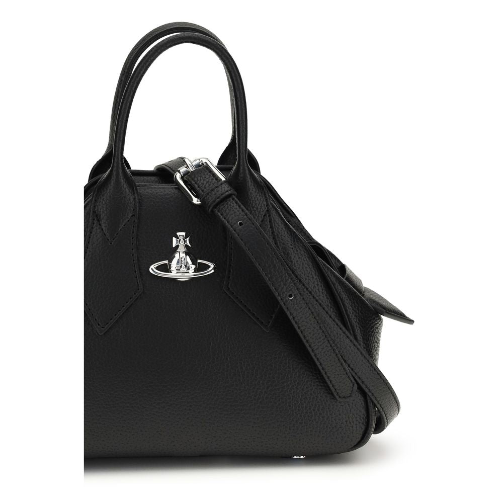 Black Polyurethane Handbag Bag