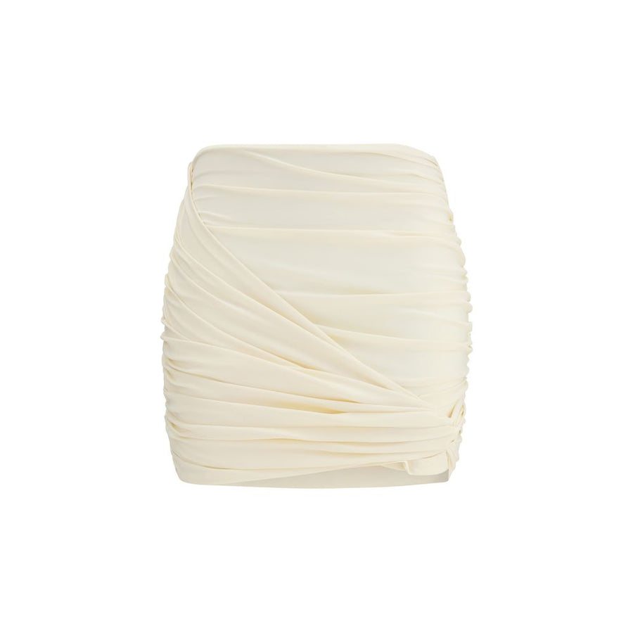 Magda Butrym mini skirt in beige
