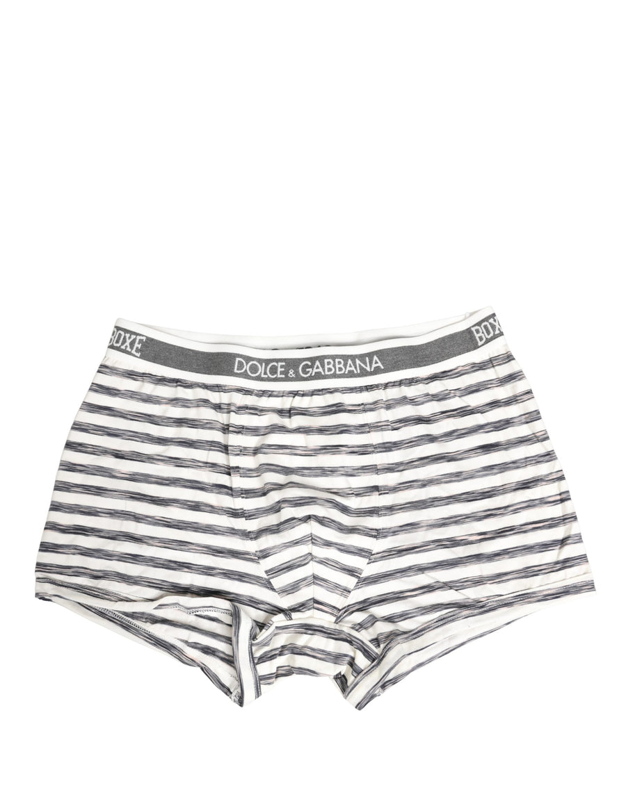Dolce & Gabbana 96% Cotton 4% Elastane boxer shorts in gray