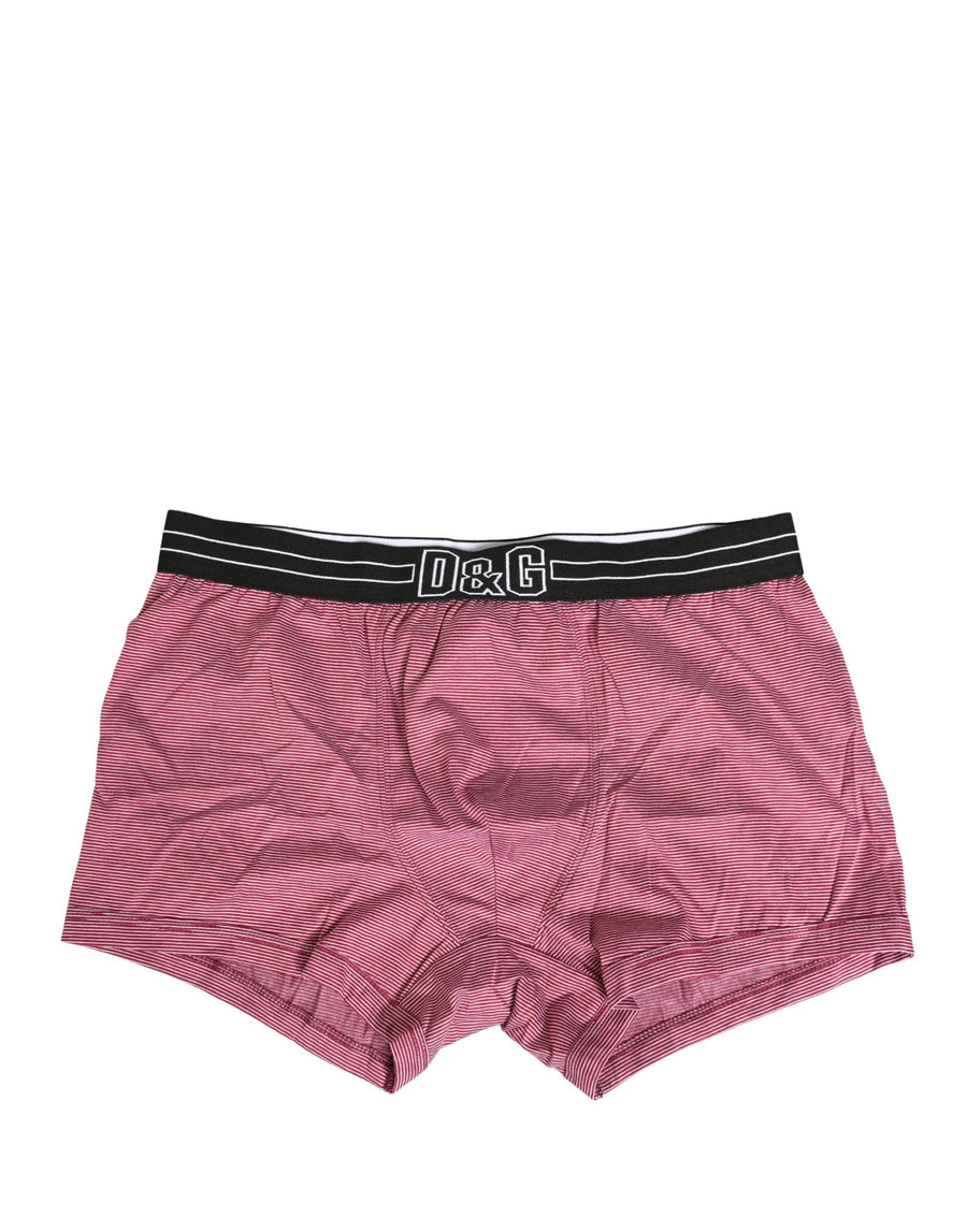 Pink D&g Logo Cotton Regular Boxer Underwear Clothing