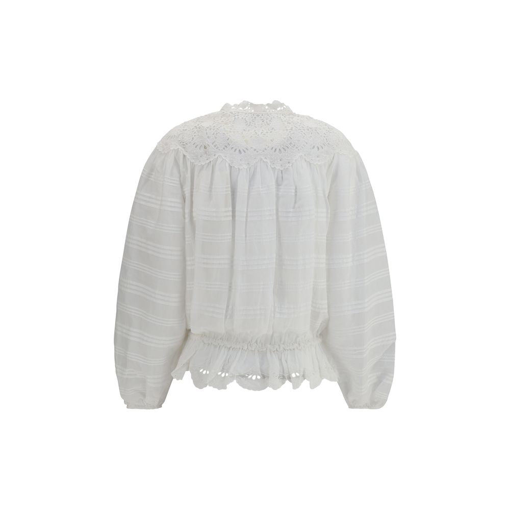 Marant Etoile 100% Polyester blouse in white — view 2