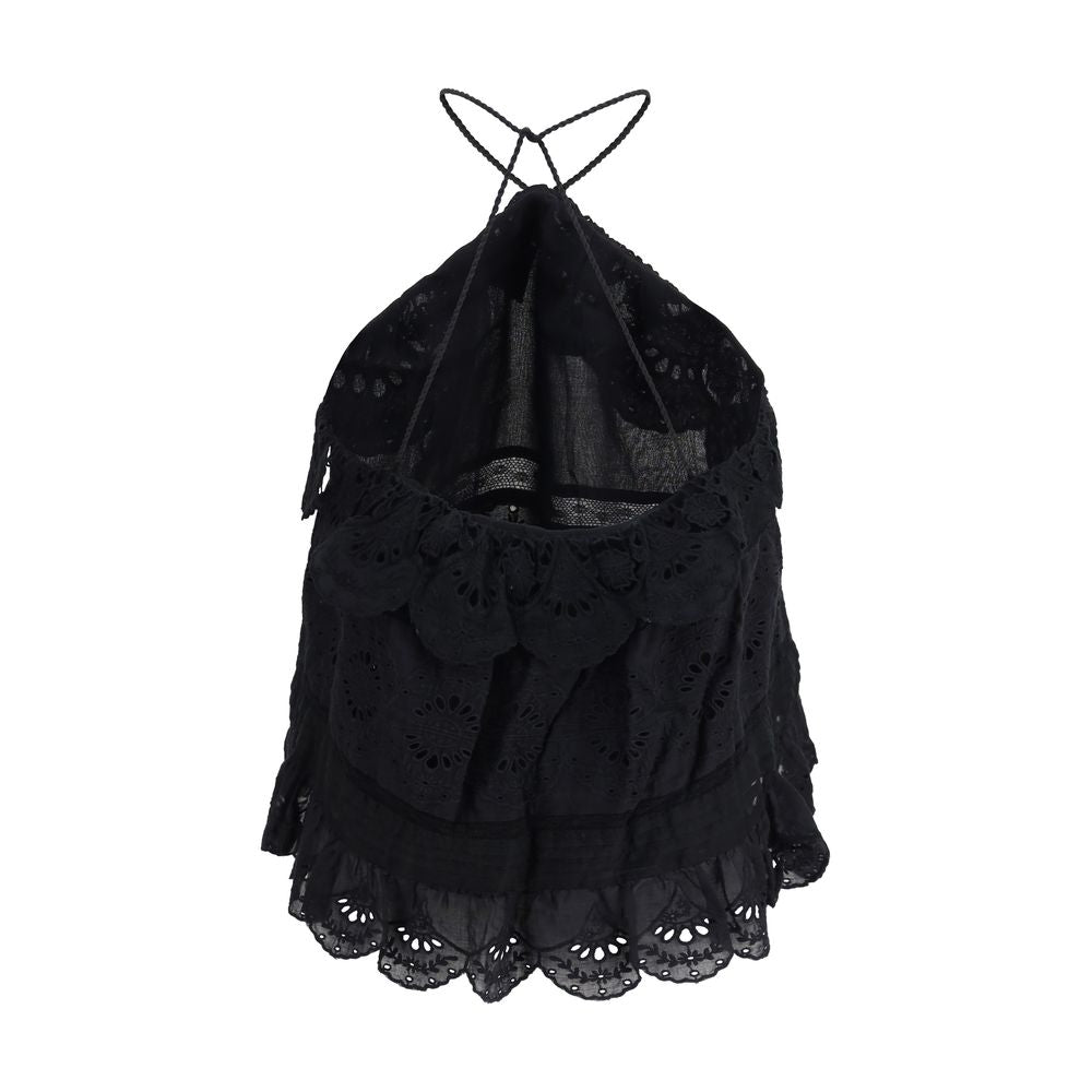 Marant Etoile 33% Polyester blouse in black — view 2