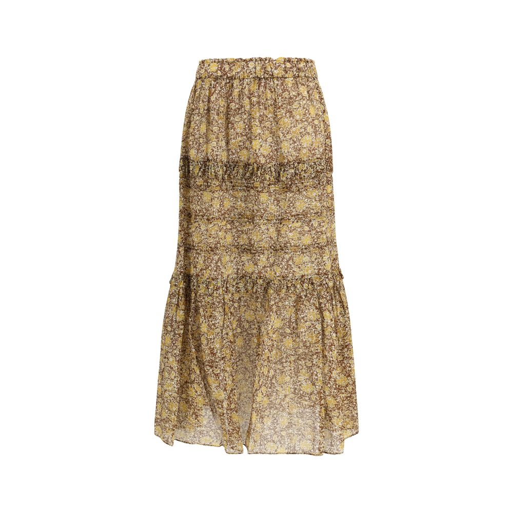 Marant Etoile 100% Cotton skirt in purple