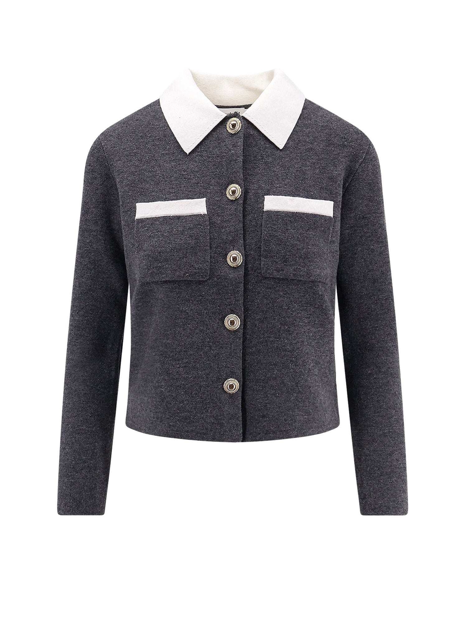 Self Portrait Sweaters Grey