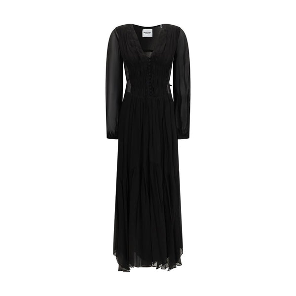 Marant Etoile 100% Viscose dress in black