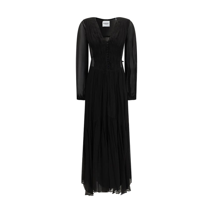 Marant Etoile 100% Viscose dress in black
