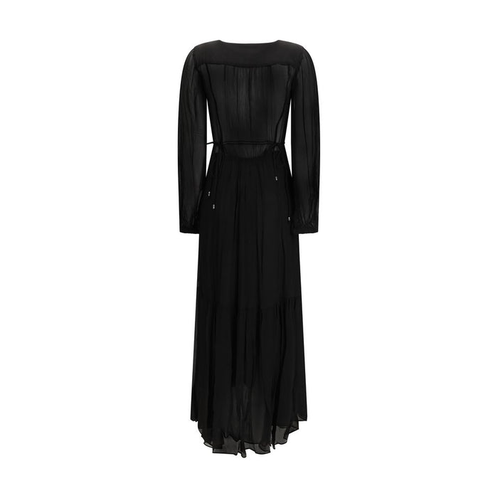 Marant Etoile 100% Viscose dress in black — view 2