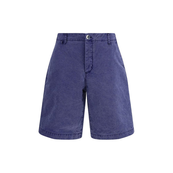 Jacquemus 100% Cotton bermuda shorts in blue