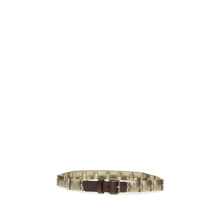 Etro 100% Calf Leather Bos Taurus belt in brown — view 2