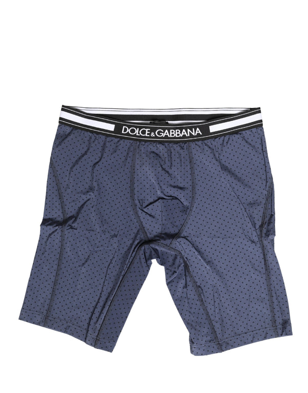 Dolce & Gabbana 72% Nylon bike shorts in blue