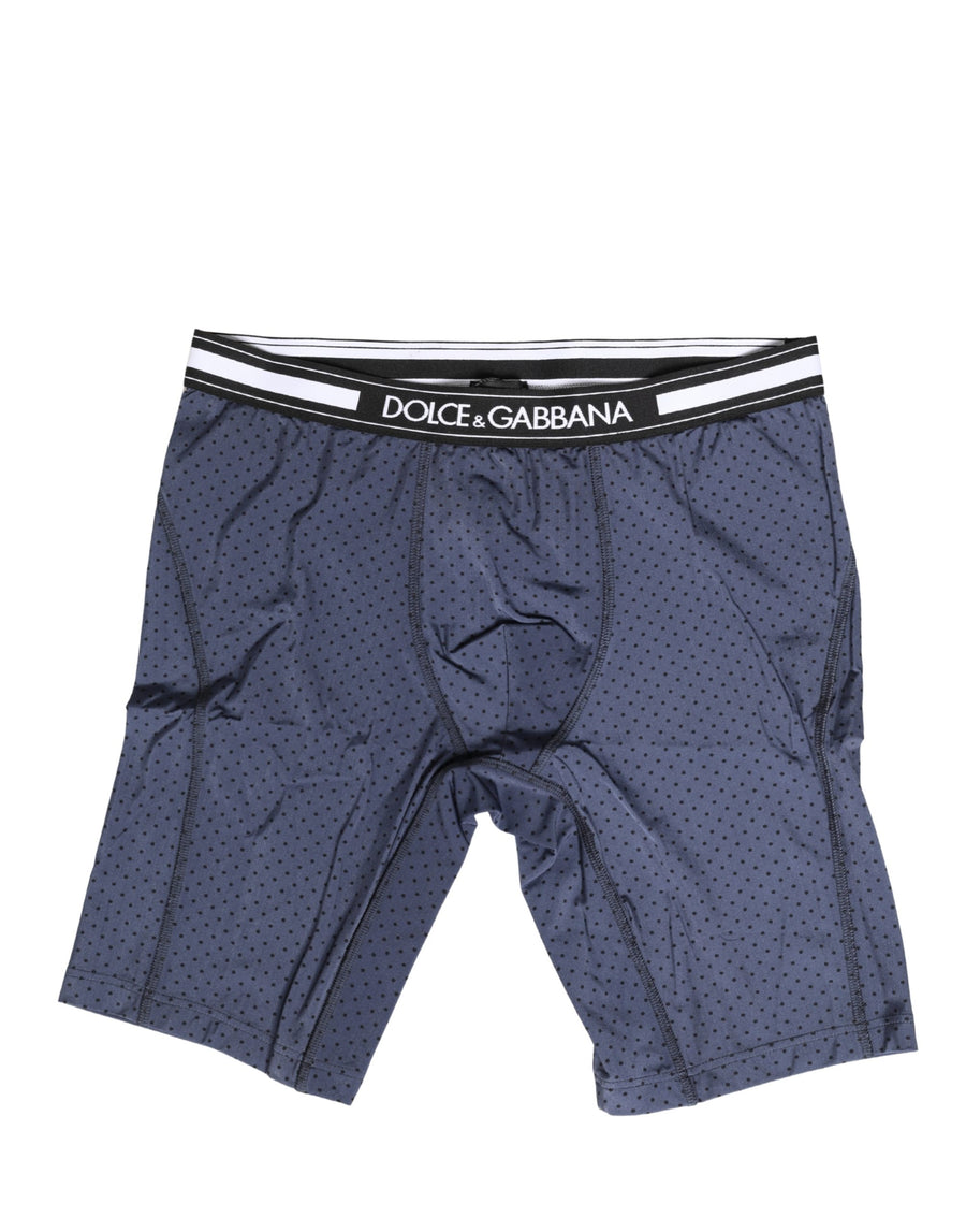Dolce & Gabbana 72% Nylon bike shorts in blue