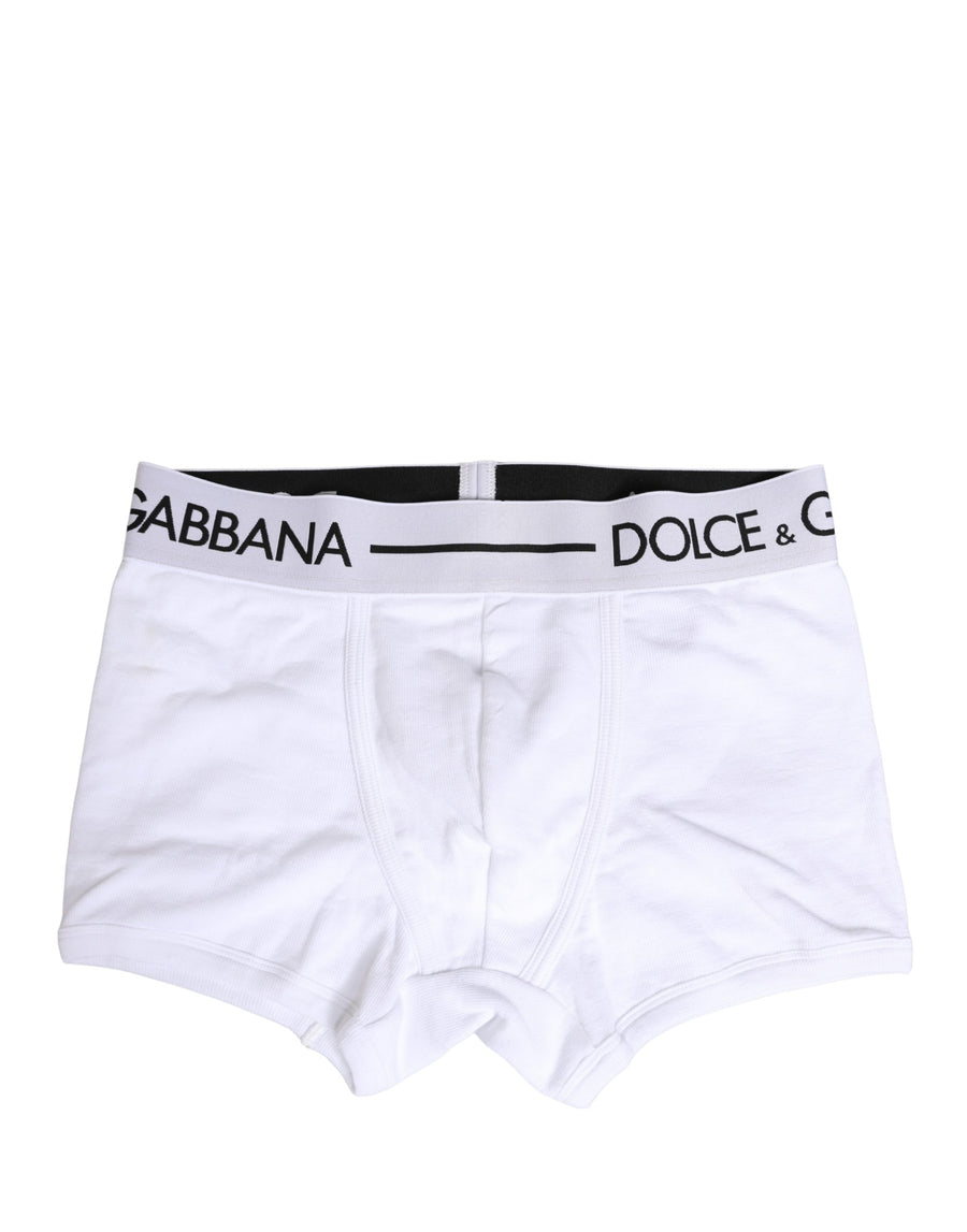 Dolce & Gabbana 95% Cotton 5% Elastane boxer briefs in white