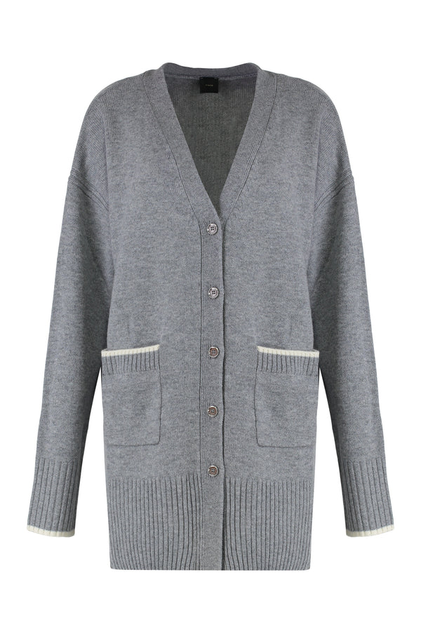 Cardigan Tasmania Wool-Cashmere Grey Cardigans