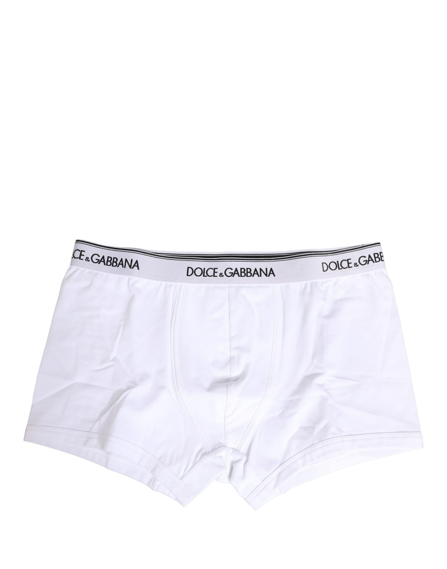 Dolce & Gabbana 95% Cotton 5% Elastane boxer briefs in white
