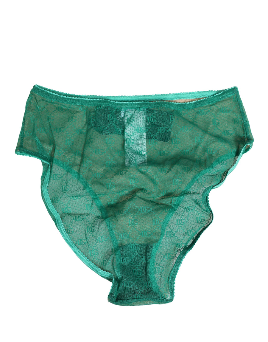 Dolce & Gabbana 92% Nylon brief in green