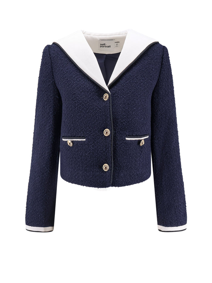 Self Portrait Jackets Blue