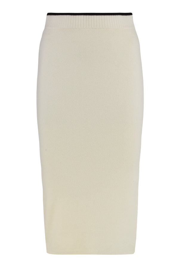 Skirt Nuova Guinea White Wool