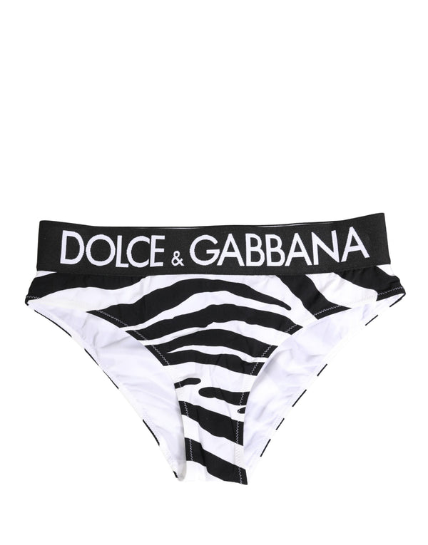 Dolce & Gabbana 25% Elastane 75% Nylon brief in black