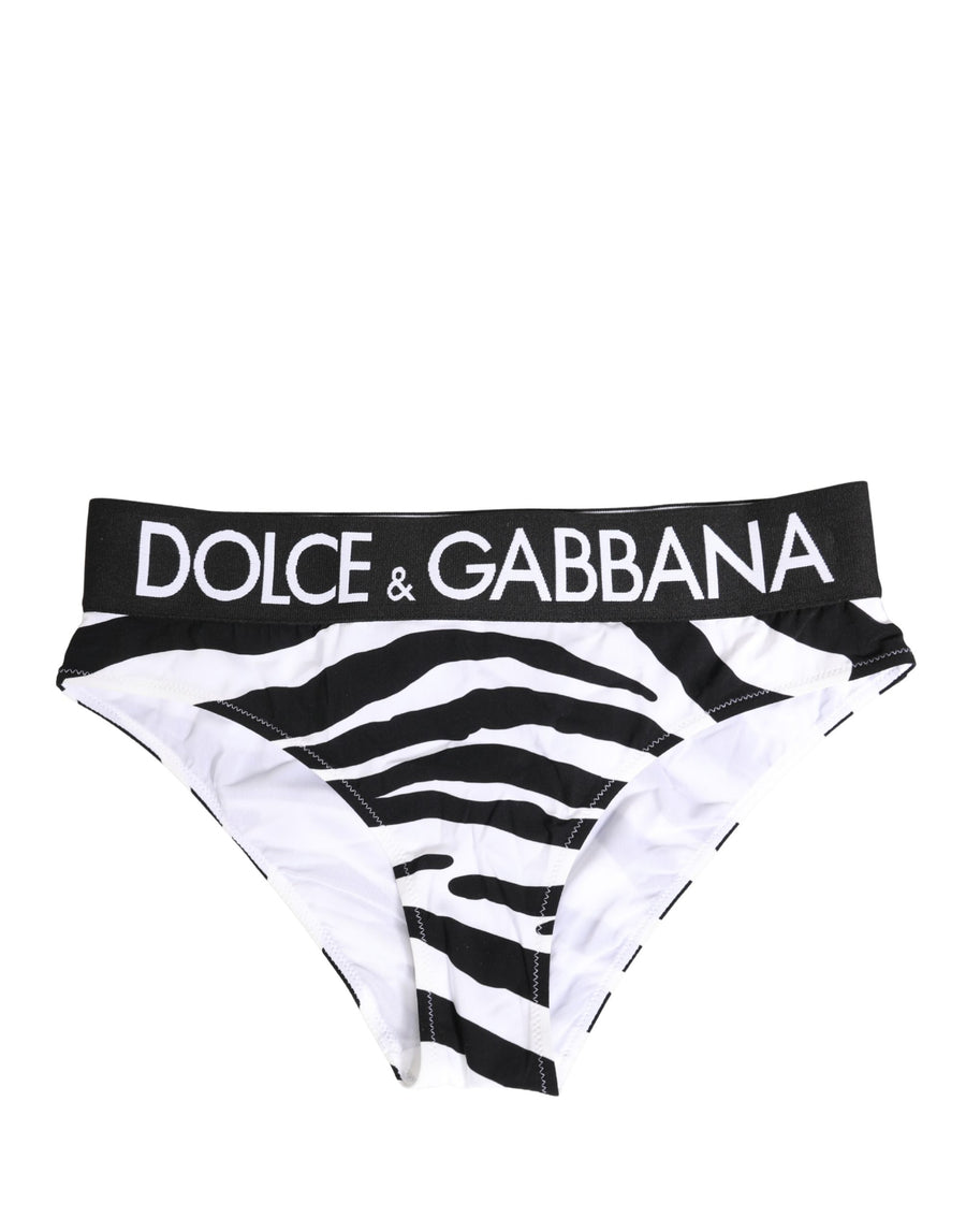 Dolce & Gabbana 25% Elastane 75% Nylon brief in black