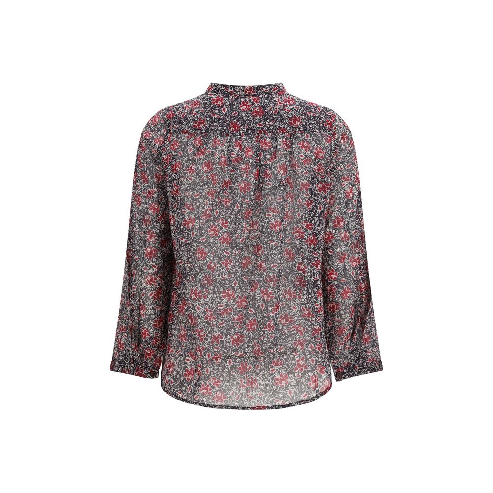Marant Etoile 100% Cotton blouse in purple — view 2