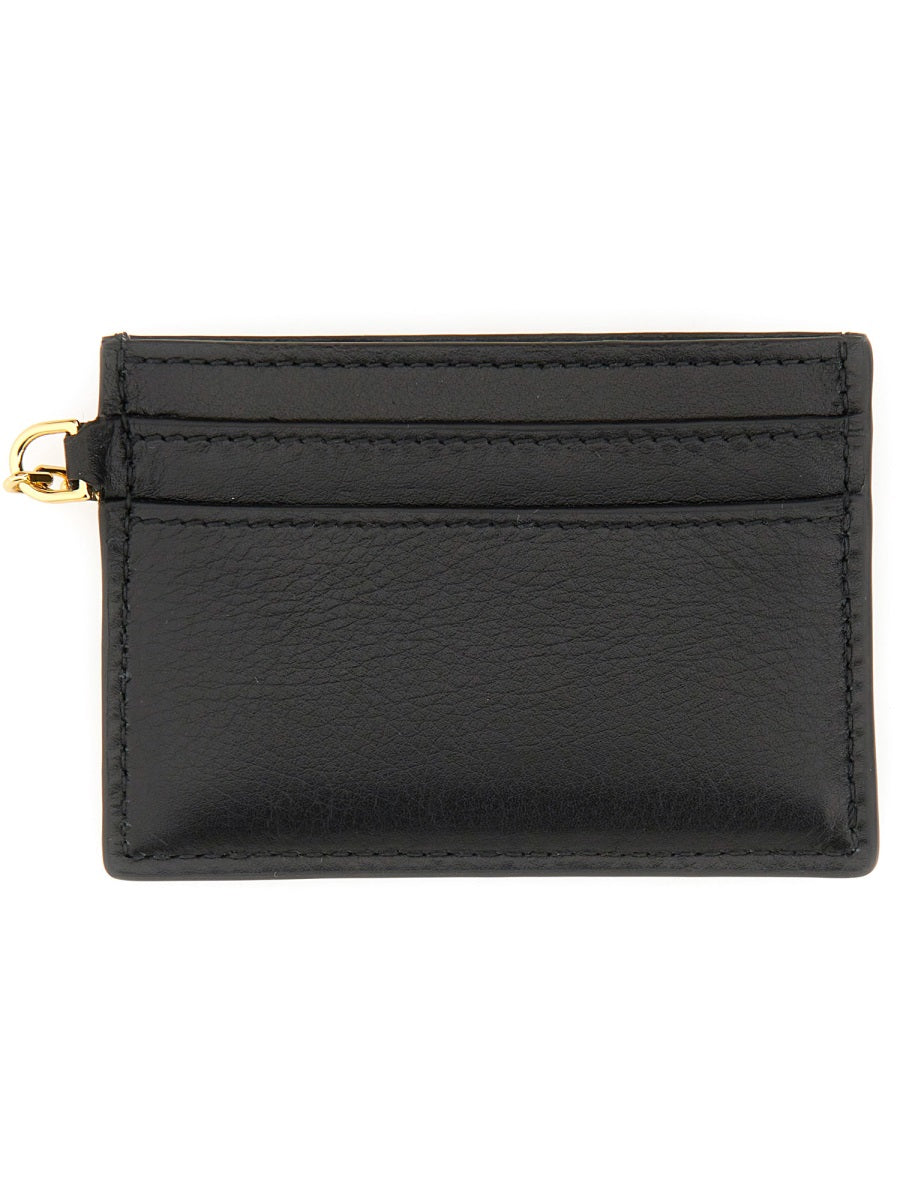 Sling Card Holder Black Main: Leather Wallets & Purses