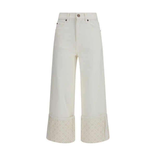 Tory Burch 100% Cotton jeans in white