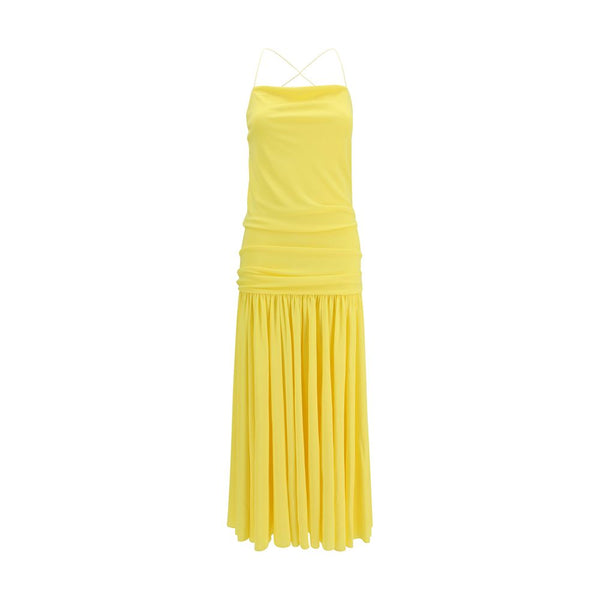 Jacquemus 83% Viscose dress in yellow