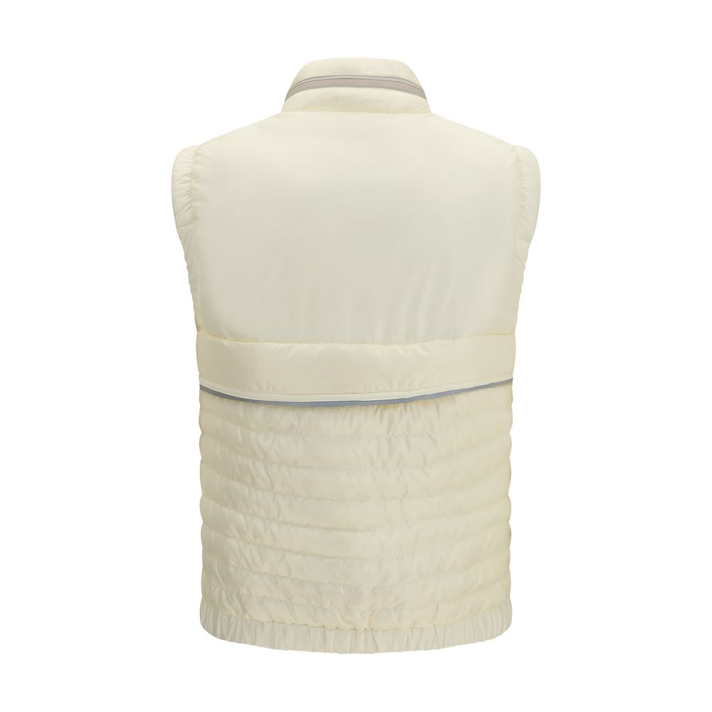 Moncler Grenoble 100% Polyamide gilet in beige — view 2