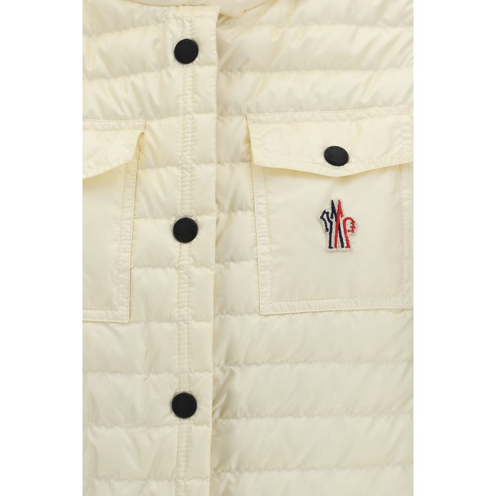 Moncler Grenoble 100% Polyamide gilet in beige — view 3