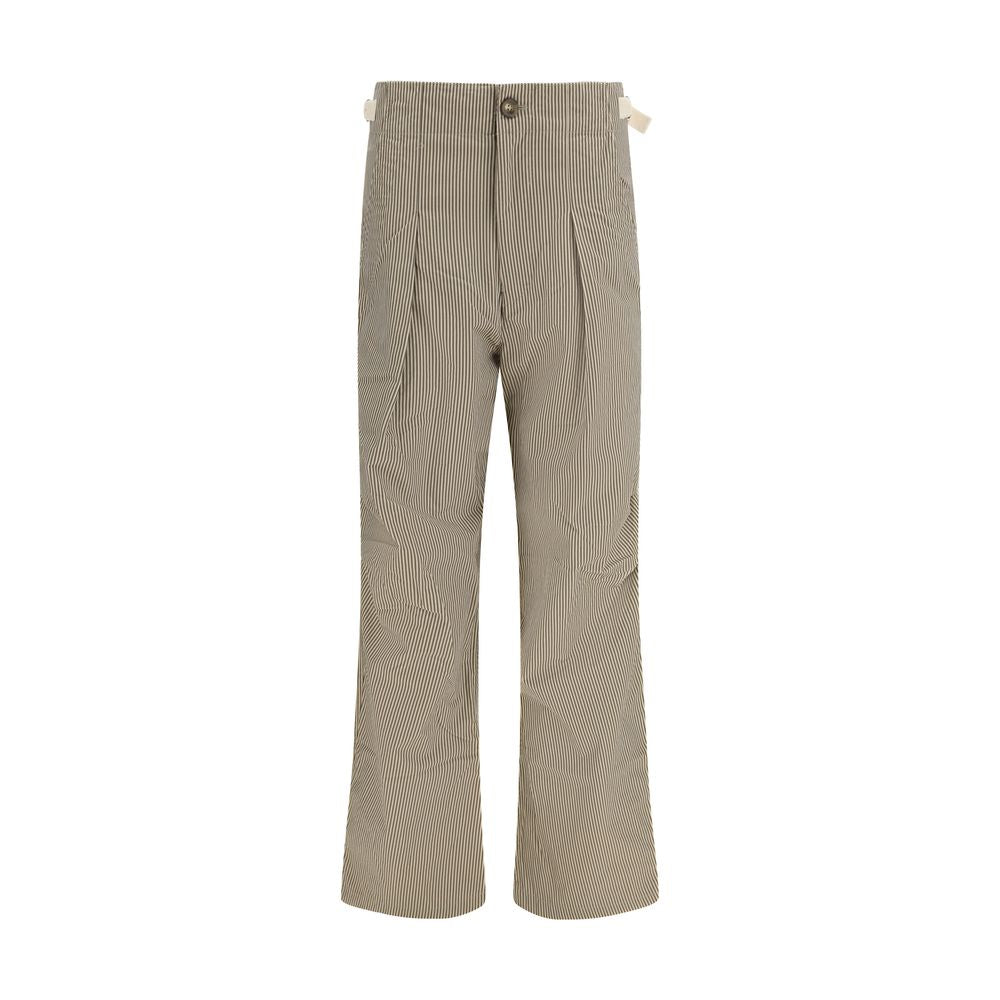 Marant Etoile 100% Cotton trousers in beige