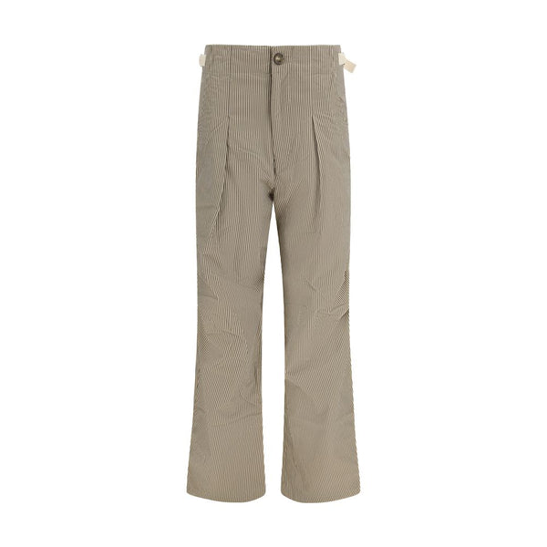 Marant Etoile 100% Cotton trousers in beige