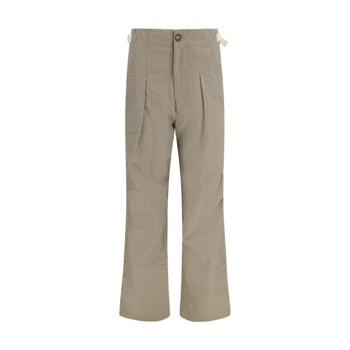 Marant Etoile 100% Cotton trousers in beige