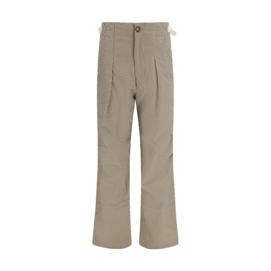 Marant Etoile 100% Cotton trousers in beige
