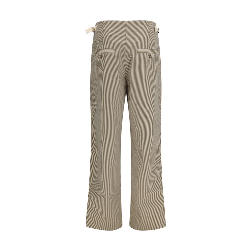 Marant Etoile 100% Cotton trousers in beige — view 2