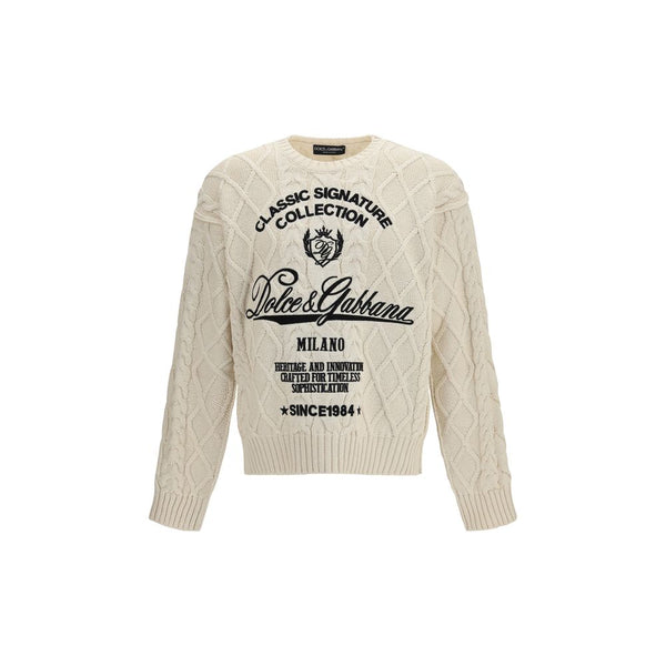 Dolce & Gabbana 78% Cotton sweatshirt in beige
