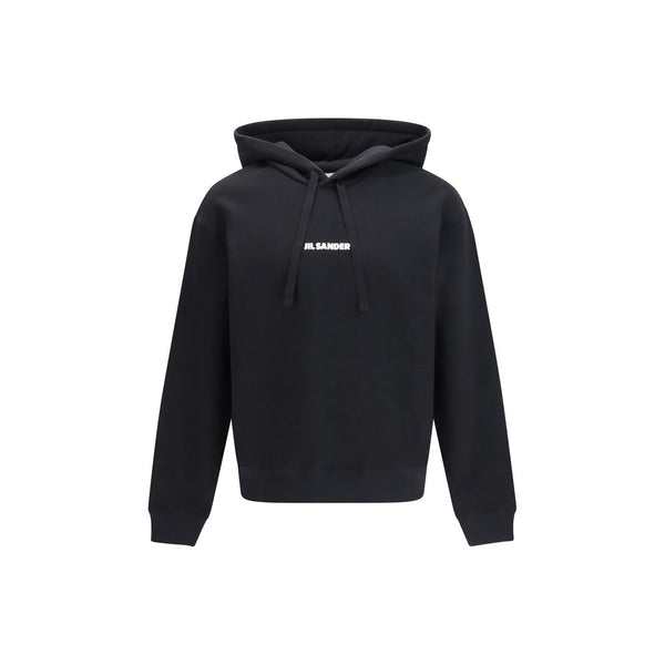 Jil Sander 100% Cotton hoodie in black