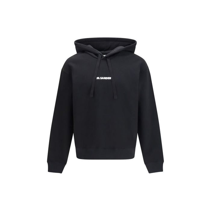 Jil Sander 100% Cotton hoodie in black