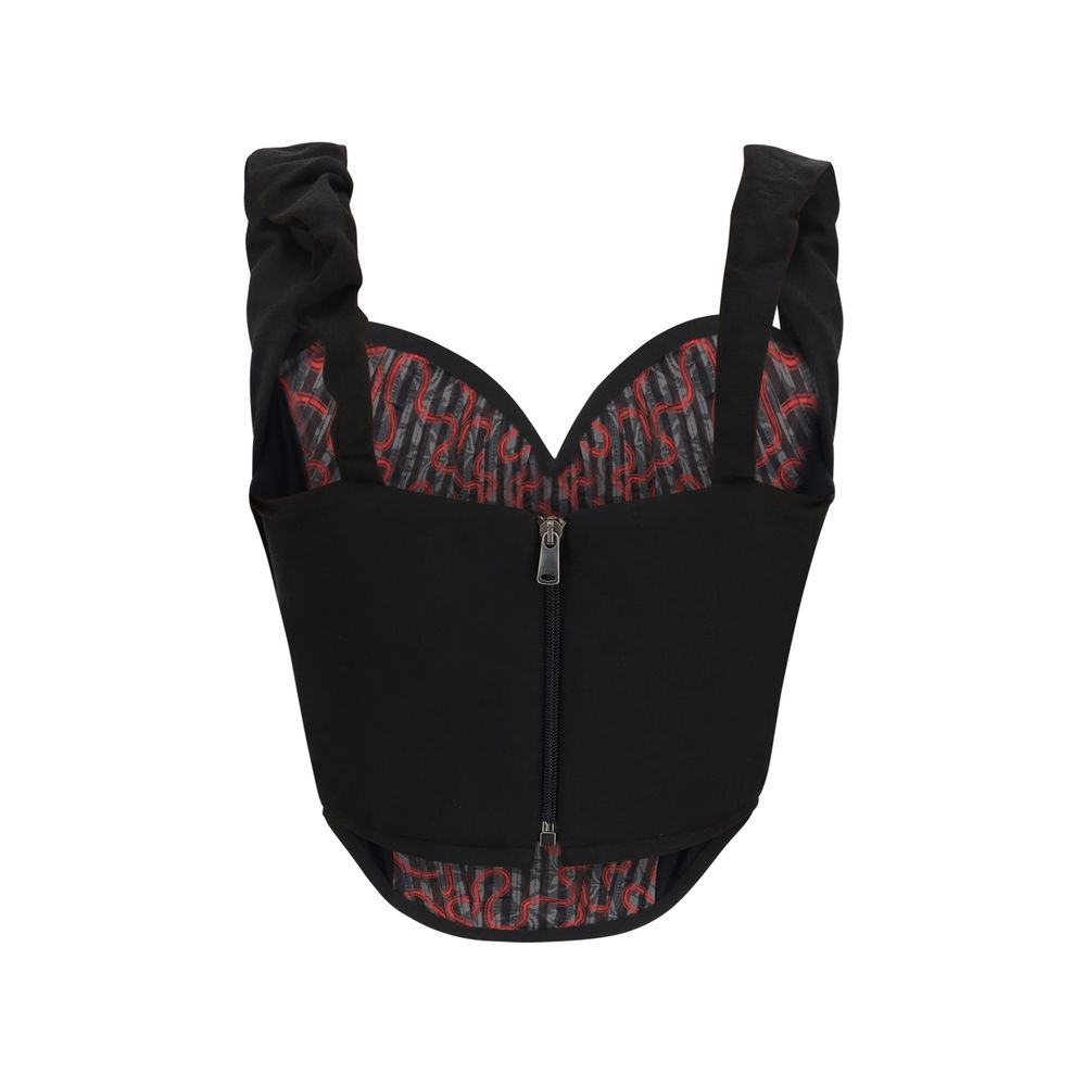 Vivienne Westwood 100% Polyester bodysuit in black — view 2