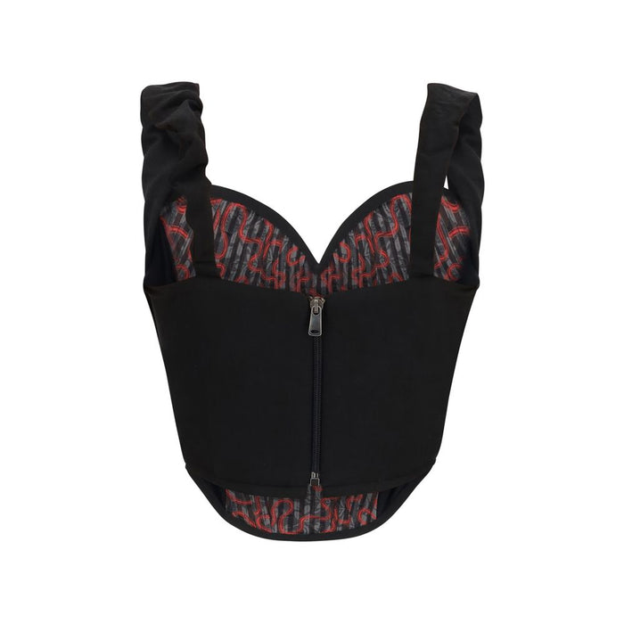 Vivienne Westwood 100% Polyester bodysuit in black — view 2