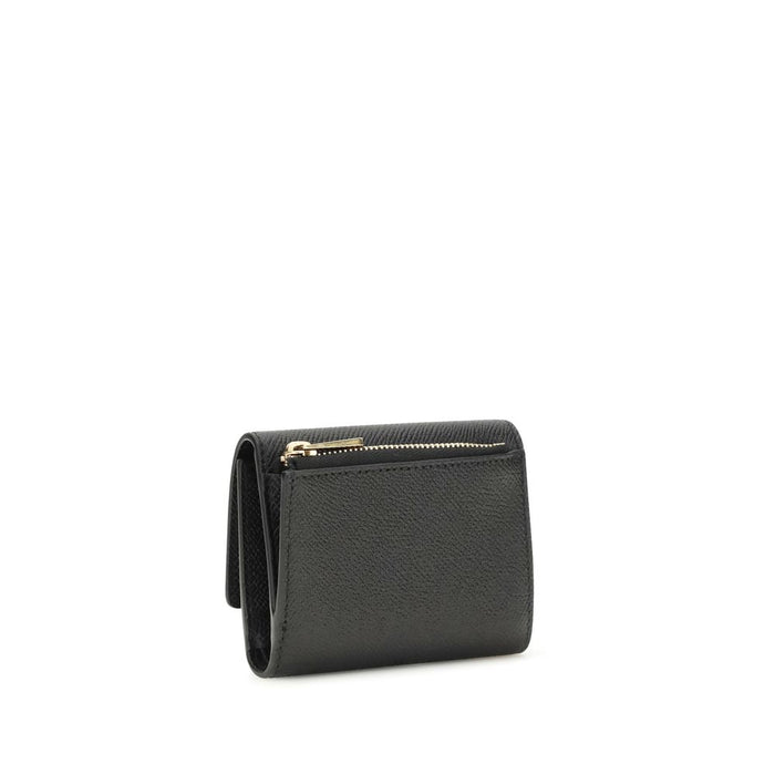 Ferragamo 100% Calf Leather Bos Taurus wallet in black — view 2