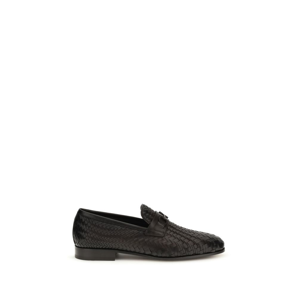Ferragamo 100% Calf Leather Bos Taurus loafer in brown