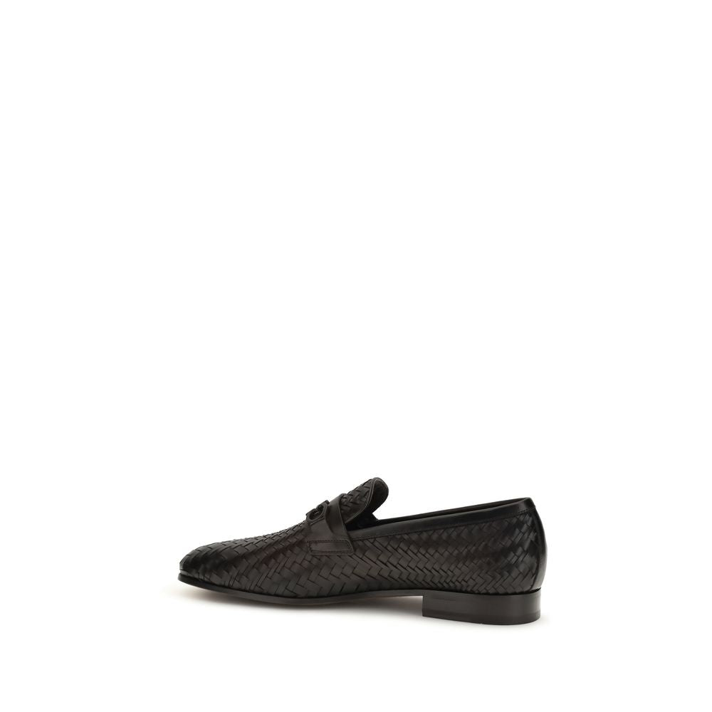 Ferragamo 100% Calf Leather Bos Taurus loafer in brown — view 3