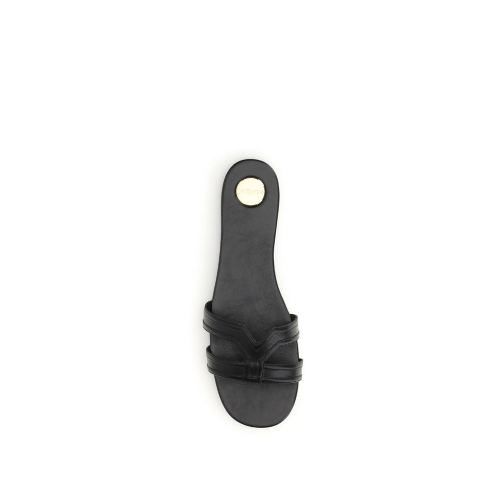 Saint Laurent 100% Calf Leather Bos Taurus sandals in black — view 4