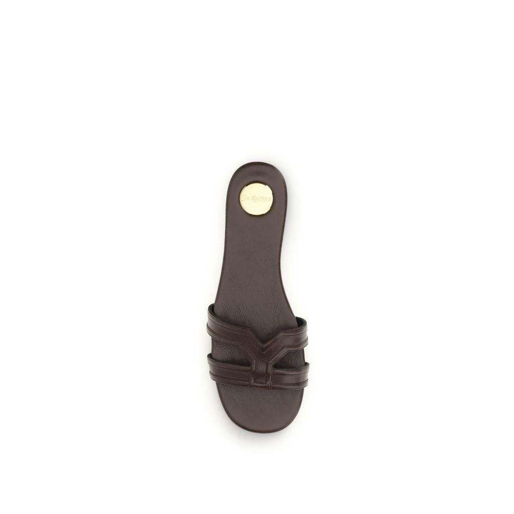 Saint Laurent 100% Calf Leather Bos Taurus sandals in brown — view 4