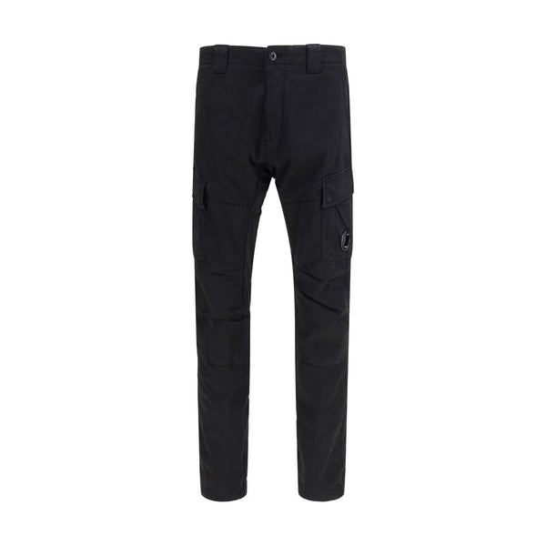 C.P. Company 98% Cotton cargo pants in black