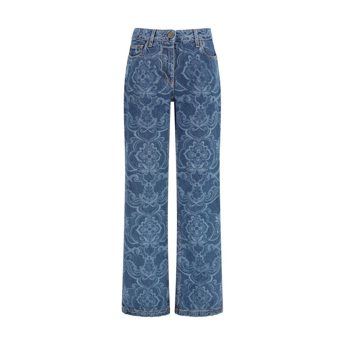 Etro 100% Cotton jeans in blue